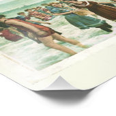 Water Baby  zwemmen Foto Afdruk (Hoek)