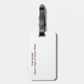 WATER BAGAGELABEL (Achterkant verticaal)