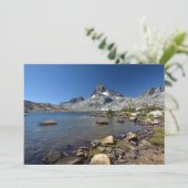 Water | Banner Peak Thousand Island Lake Bedankkaart (Staand voorkant)