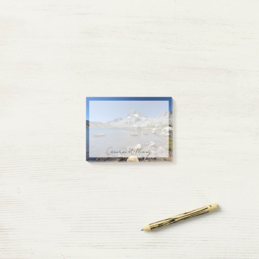 Water | Banner Peak Thousand Island Lake Post-it® Notes (Op bureau)