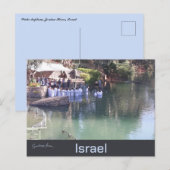 Water Baptism Jordan River Israel Briefkaart (Voorkant / Achterkant)