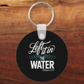 Water Baptism Made New In Christ Christian Faith B Sleutelhanger (Voorkant)