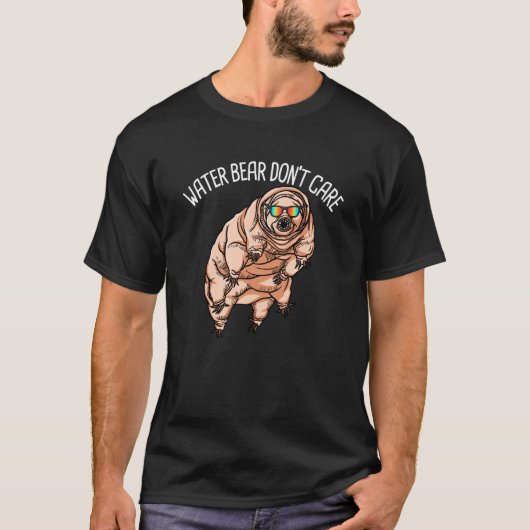 Water Bear Don't Care Kids Tardigrade Tough As A T T-shirt (Voorkant)
