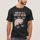 Water Beer Anatomie Tardigrade Microbiology Scient T-shirt (Voorkant)