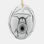 Water Beer Tardigrade Face Keramisch Ornament (Rechts)