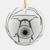 Water Beer Tardigrade Face Keramisch Ornament (Voorkant)
