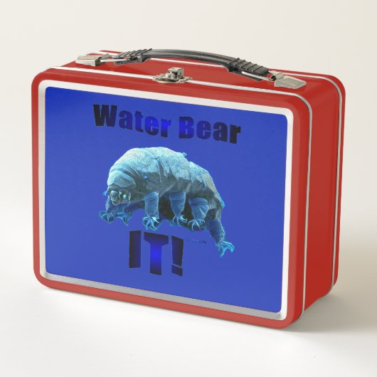 Water beer tardigrade Metal Lunchbox (Voorkant)