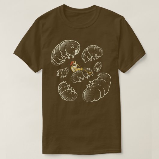 Water Beer Tardigrade Micro Cosmos van Tobe Fonsec T-shirt (Design voorkant)