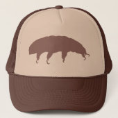 Water Beer Tardigrade Silhouette Cute Creature Trucker Pet (Voorkant)
