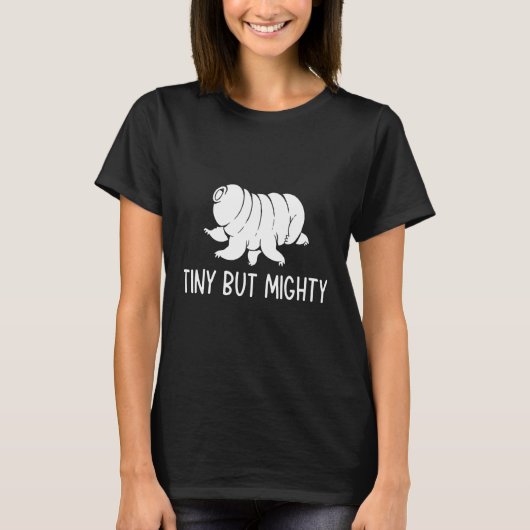 Water Beer Tiny Maar Mighty Mos Piglet Tardigrade T-shirt (Voorkant)