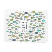 WATER BESCHERMEN Planet Save Earth Kitchen Magneet (Horizontaal)