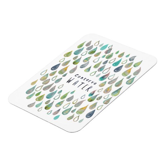 WATER BESCHERMEN Planet Save Earth Kitchen Magneet (Linkerzijde)