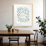 WATER BESCHERMEN Planet Save Earth Poster<br><div class="desc">Bekijk deze zinvolle wandkunst,  hand gemaakt door mij voor je! Voel je vrij om je eigen tekst toe te voegen of de kleuren te wijzigen. Bezoek mijn winkel voor meer!</div>