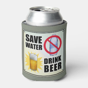 Water besparen - Drink bier Blikjeskoeler