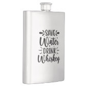 Water besparen Drink Whiskey Flacon (Rechts)
