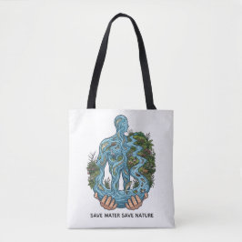 Water Besparen Natuur Behouden Milieubewust Milieu Tote Bag