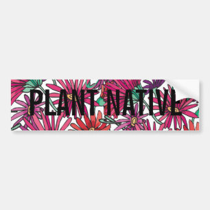 Water besparen - Plant standaard Bumpersticker