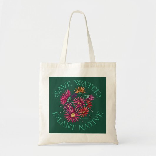 Water besparen - Plant standaard Tote Bag (Voorkant)