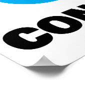 Water besparen poster (Hoek)