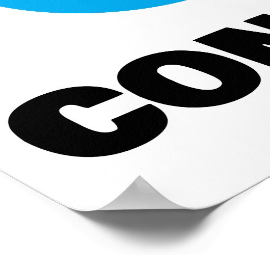 Water besparen poster (Hoek)