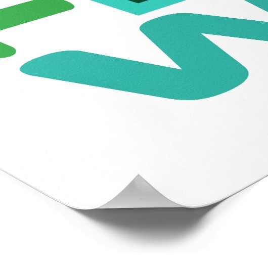 Water besparen poster (Hoek)