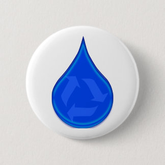 Water besparen ronde button 5,7 cm