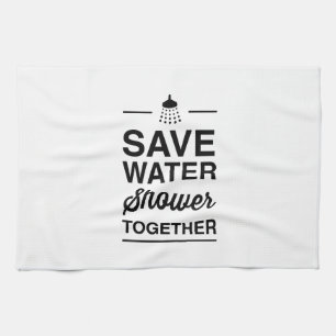 Water besparen theedoek