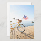 Water | Bicycle By the Lake Bedankkaart (Voorkant / Achterkant)