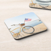 Water | Bicycle By the Lake Bier Onderzetter (Linkerzijde)