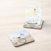 Water | Bicycle By the Lake Bier Onderzetter (Rechterzijde)