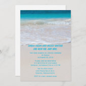 Water bij de ontvangst aan de kust kaart (Voorkant / Achterkant)