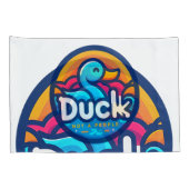 Water Bird Duck Kussensloop (Achterkant-Rechts)