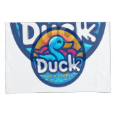 Water Bird Duck Kussensloop (Voorkant-Rechts)