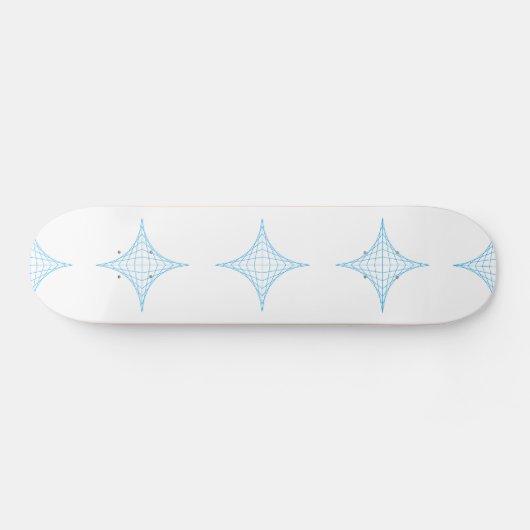 Water (blauw) skateboard (Horizontaal)