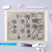  water blikjes Boerderij Tuinieren Decoupage Tissuepapier (Craft)