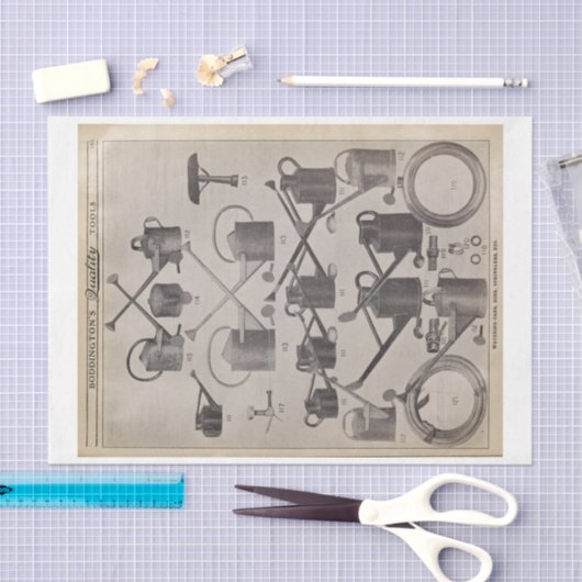  water blikjes Boerderij Tuinieren Decoupage Tissuepapier (Craft)