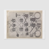  water blikjes Boerderij Tuinieren Decoupage Tissuepapier (Voorkant)