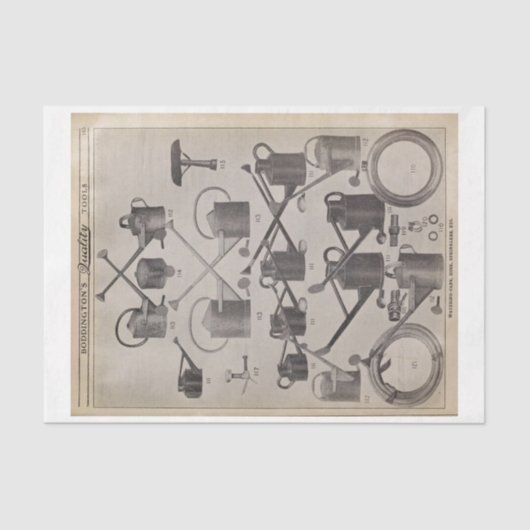  water blikjes Boerderij Tuinieren Decoupage Tissuepapier (Voorkant)