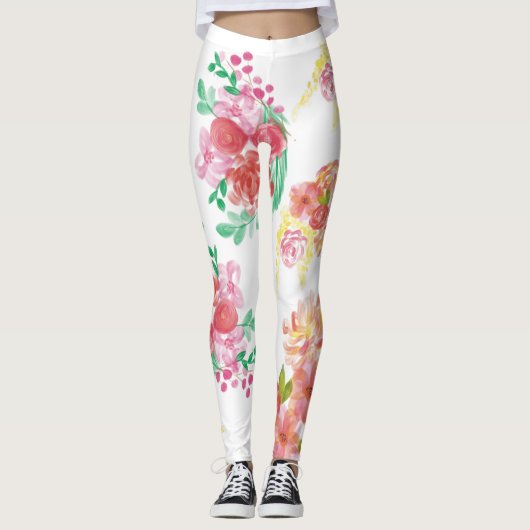Water bloem leggings (Voorkant)