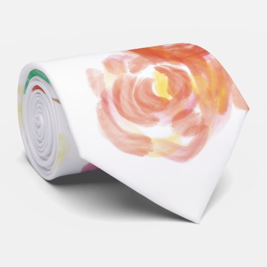 Water bloem stropdas (Opgerold)