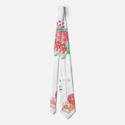 Water bloem stropdas (Achterkant)