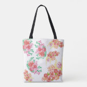 Water bloem tote bag (Achterkant)
