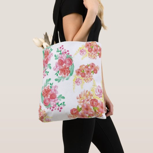 Water bloem tote bag (Dichtbij)