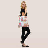 Water bloem tote bag (Op model)