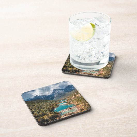 Water | Blue Moon Lake, China Bier Onderzetter (Rechterzijde)