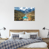 Water | Blue Moon Lake, China Canvas Afdruk (Insitu (Slaapkamer))