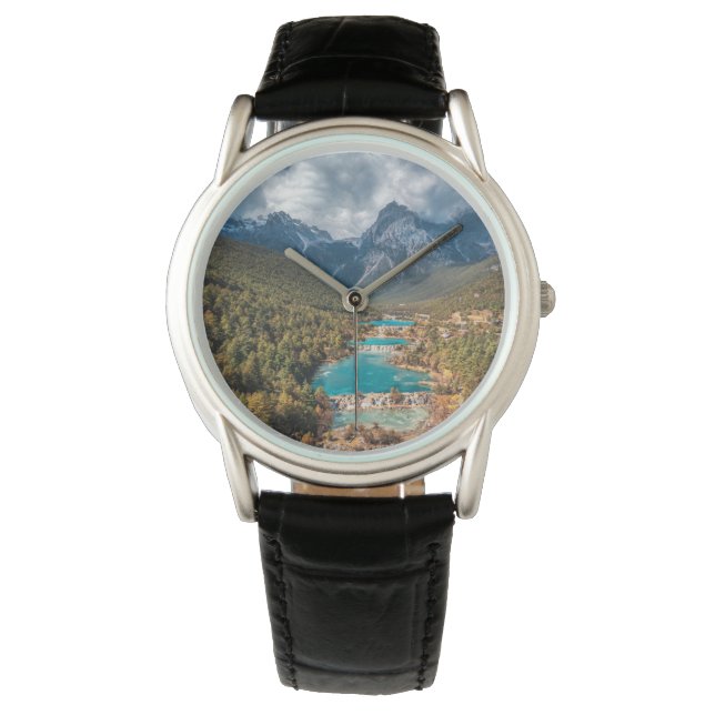 Water | Blue Moon Lake, China Horloge (Voorkant)