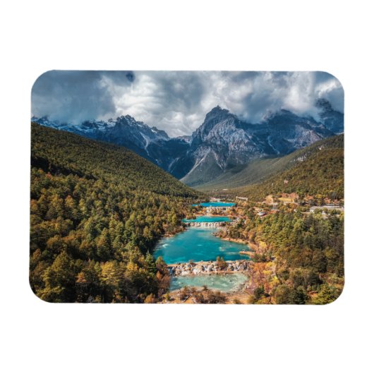 Water | Blue Moon Lake, China Magneet (Horizontaal)