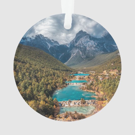 Water | Blue Moon Lake, China Ornament (achterkant)