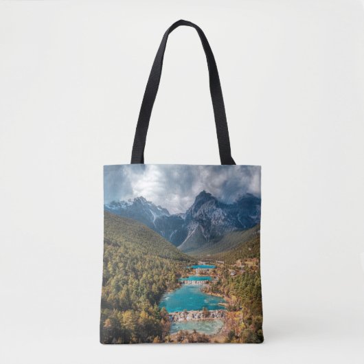 Water | Blue Moon Lake, China Tote Bag (Voorkant)